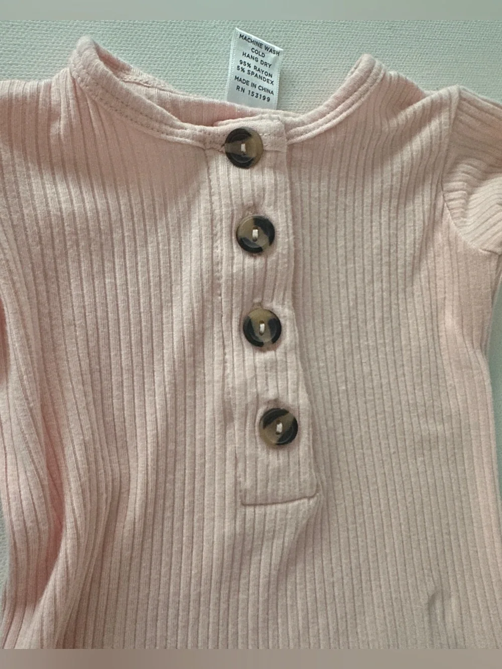 Lou Lou & Company girl’s two Pajamas Top.  Size Newborn.